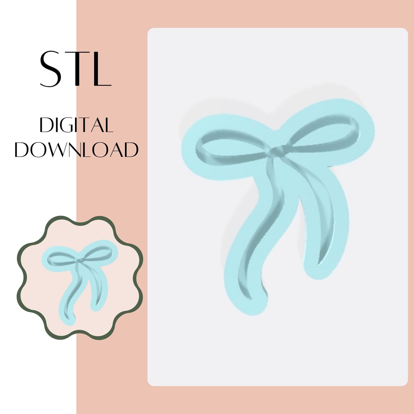 BOW 4 embosser & cookie cutter STL