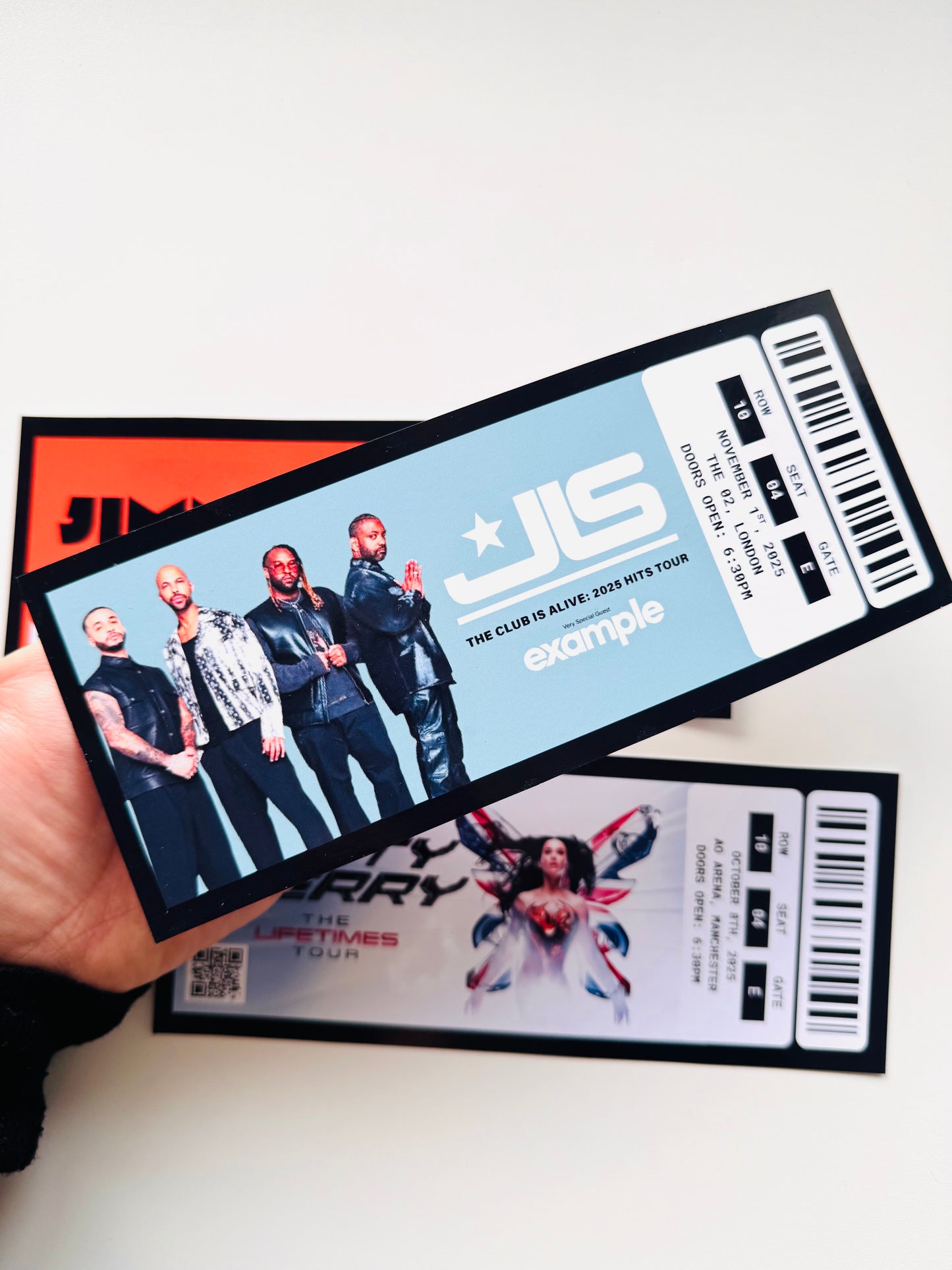 Event ticket, gift ticket, keepsake, memorabilia