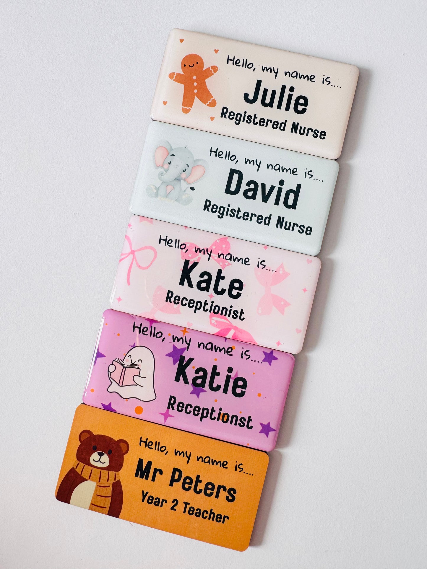 Custom Animal Name Badge