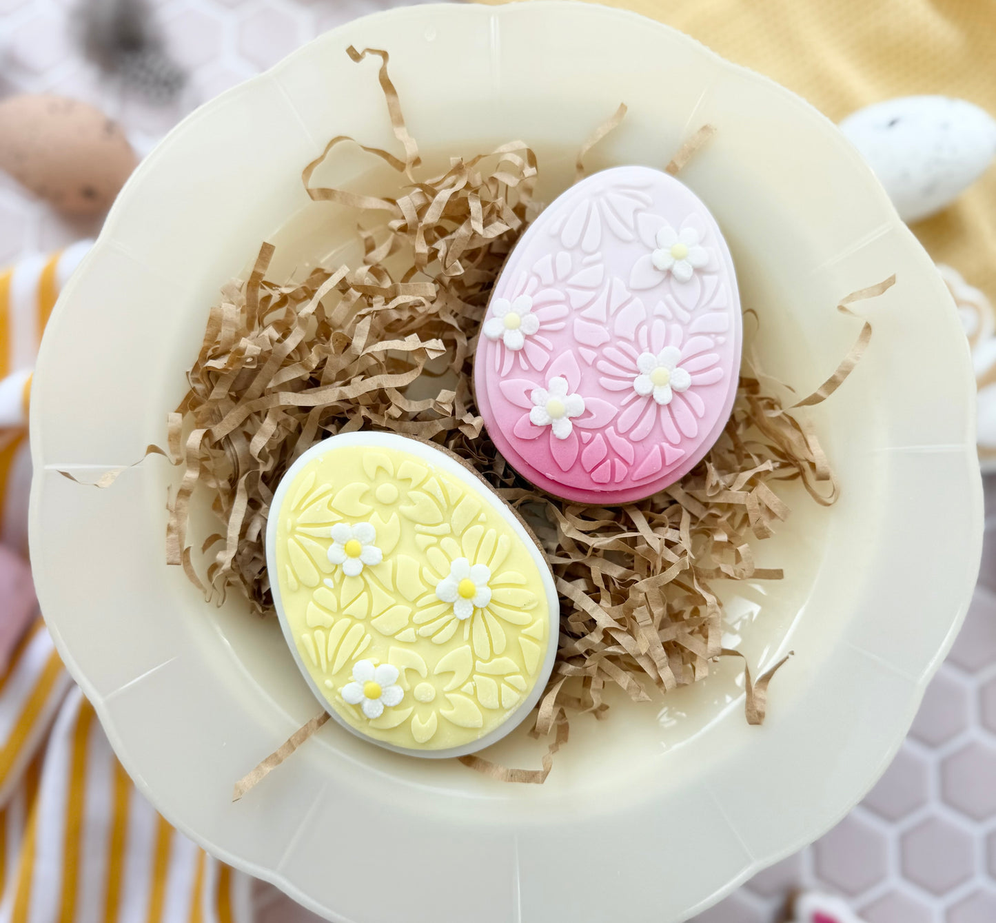 Floral Easter Egg Embosser and cutter