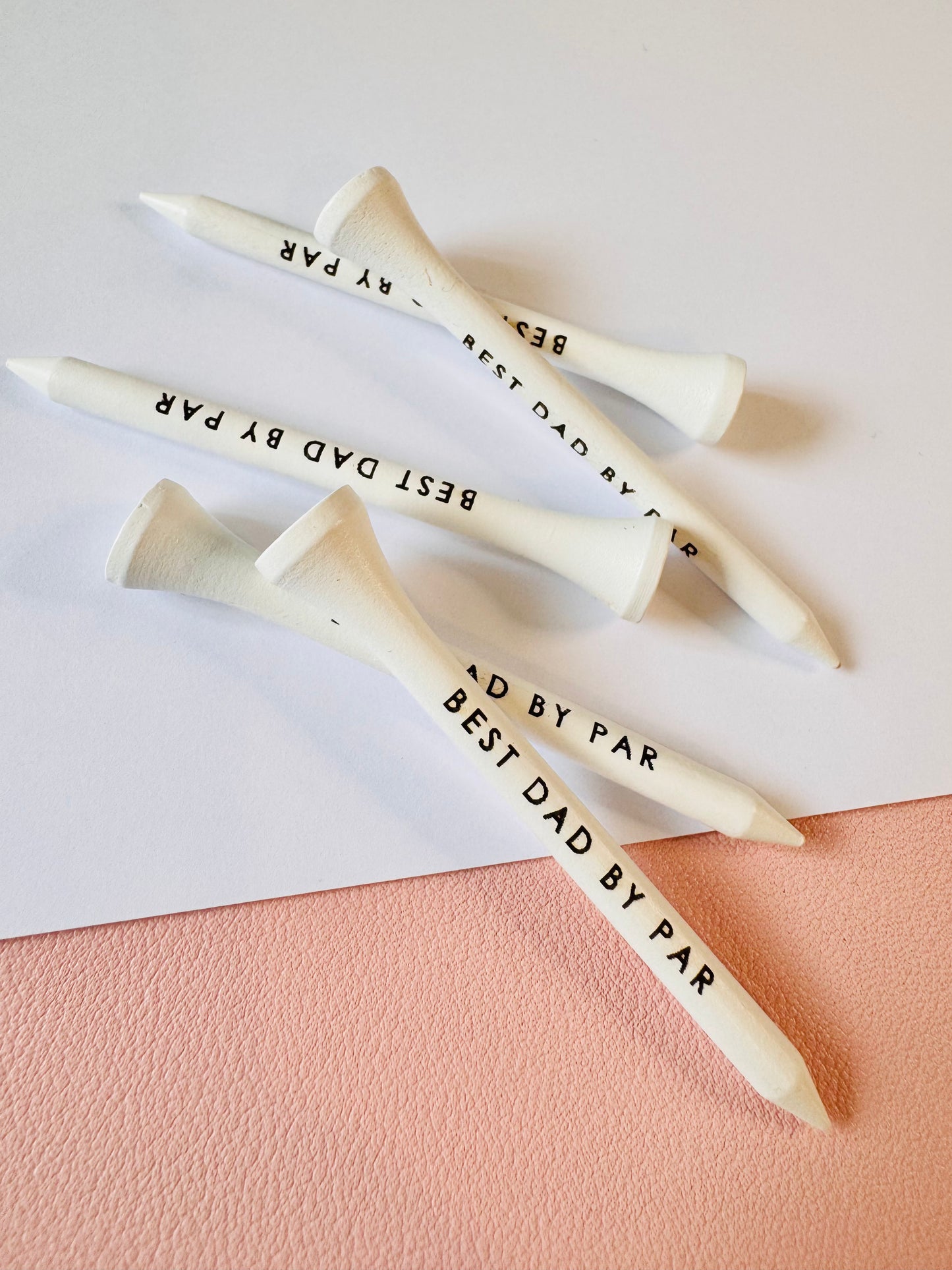 Best Dad By Par Golf Tee Packs
