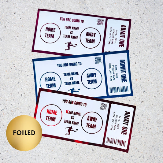 Foiled Football Tickets