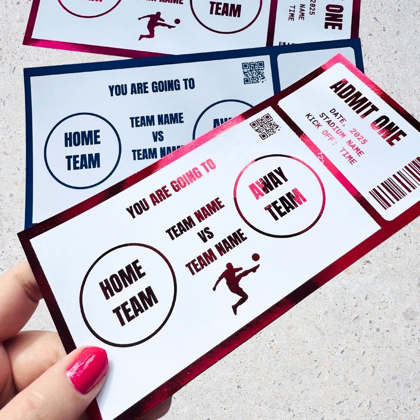 Foiled Football Tickets