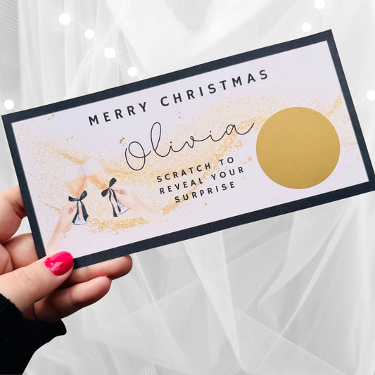 Merry Christmas Scratch Card - Cheers