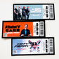 Event ticket, gift ticket, keepsake, memorabilia