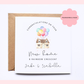 Personalised New Home Card - House Balloons
