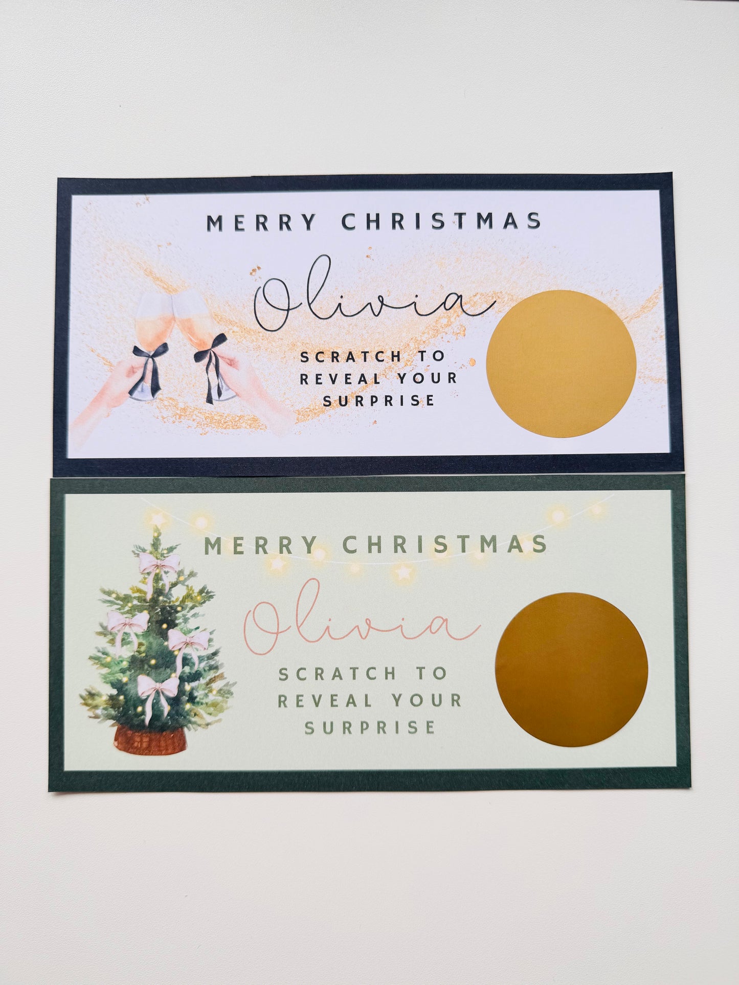 Merry Christmas Scratch Card - Cheers