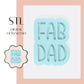 FAB DAD embosser & cookie cutter STL