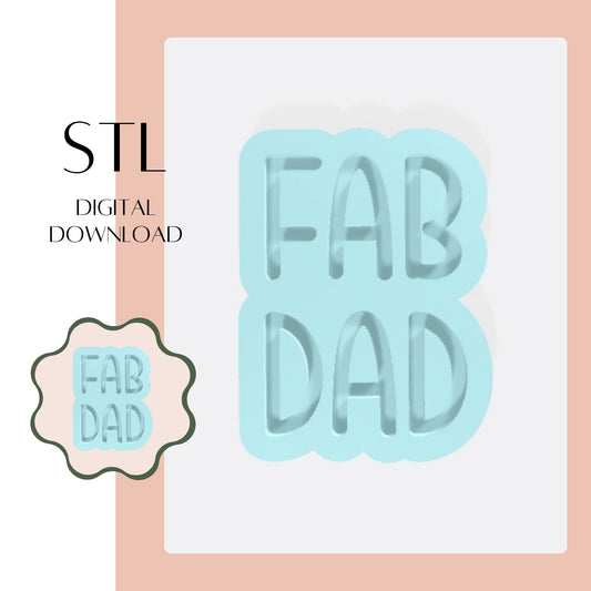 FAB DAD embosser & cookie cutter STL