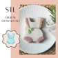 Frilly Babygrow embosser & cookie cutter STL
