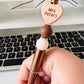 Personalised Wooden Bead Pen