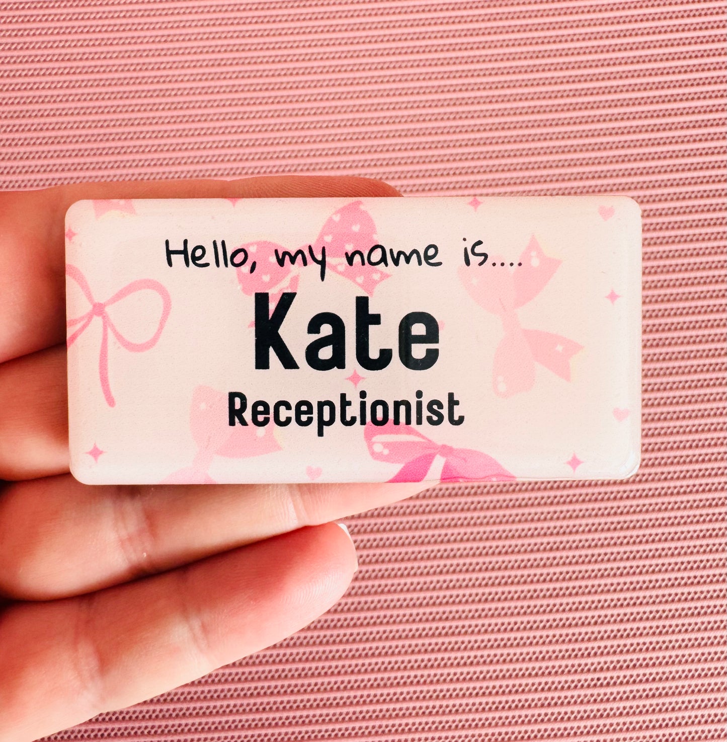 Custom Cute Name Badge