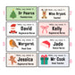 Custom Christmas Name Badge