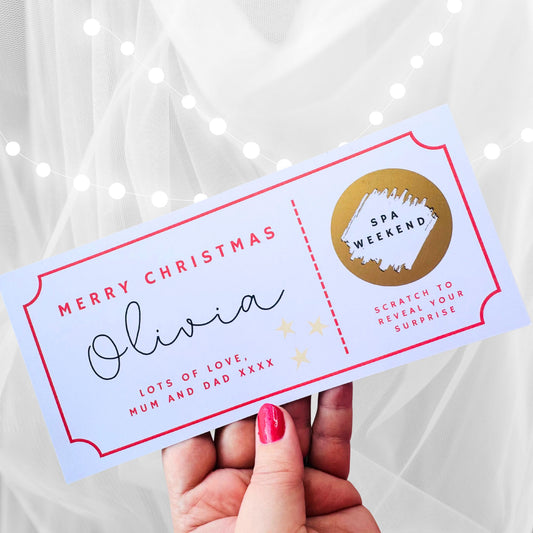 Merry Christmas Scratch Card