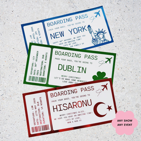 Foiled Boarding Pass