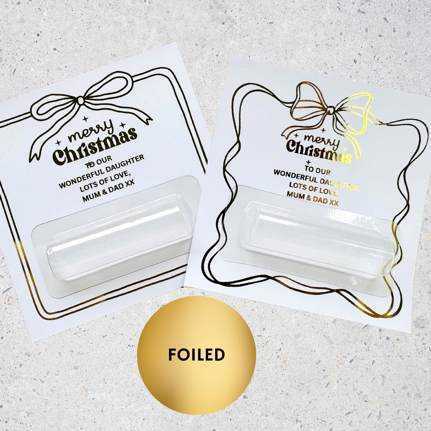 Personalised Christmas Cash Holder Card #3