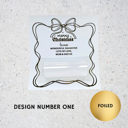 Personalised Christmas Cash Holder Card #3