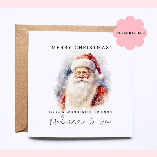 Personalised Christmas Card - Father Christmas