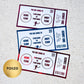Foiled Football Tickets