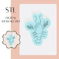 Lobster Maxi embosser & cookie cutter STL