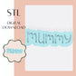 Mummy embosser & cookie cutter STL