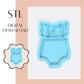 Rainbow Baby grow embosser & cookie cutter STL