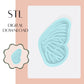 Butterfly Wing embosser & cookie cutter STL