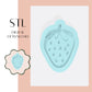 Strawberry embosser & cookie cutter STL