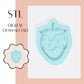 Chocolate Strawberry embosser & cookie cutter STL