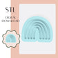 Boho Rainbow embosser & cookie cutter STL