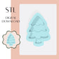 Layered Tree Maxi & Mini embosser & cookie cutter STL