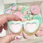 Heart Sunglasses Embosser and cutter