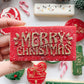 Merry Christmas rectangle Embosser