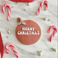 Merry Christmas Embosser Retro