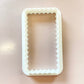 5 x 9.5cm Scalloped Rectangle Cookie Cutter