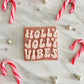 Holly Jolly Vibes Embosser Retro