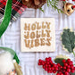 Holly Jolly Vibes Embosser Retro